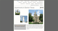 Desktop Screenshot of apartmentsdentontx.com